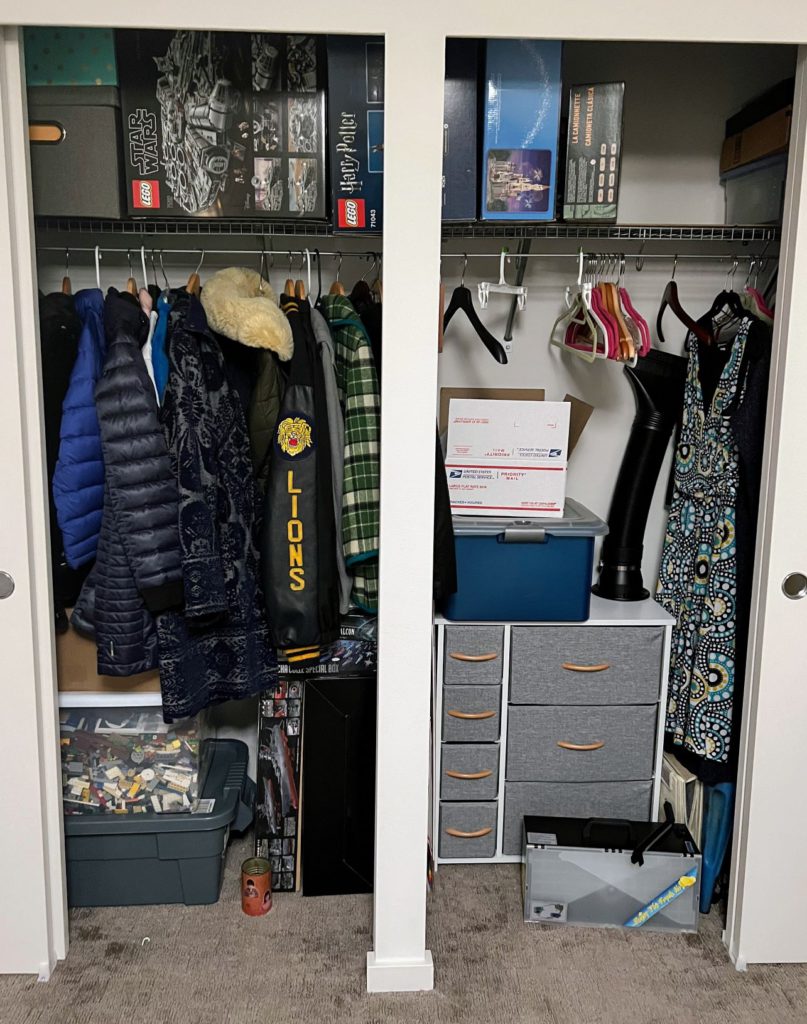 January Cure: Day 8 – Organize a Closet…oops